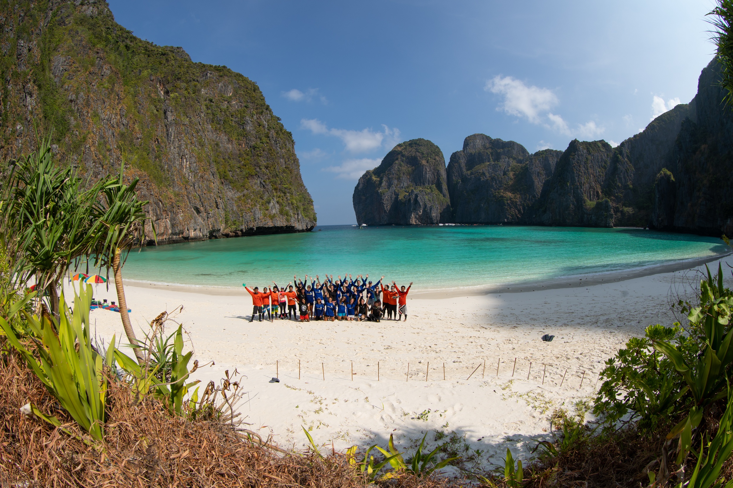 Magnus Larsson Consrvtion Photograher Maya Bay Coral Rapagation Team