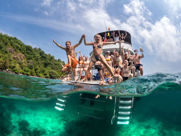 Private boat charter for snorkeling trip